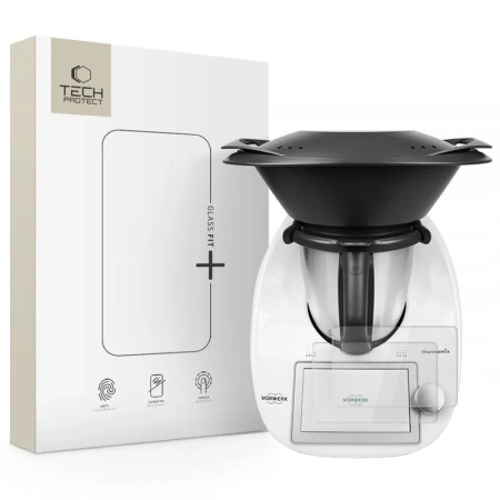 Szkło hartowane Tech-Protect Glass Fit+ 2-pack na Thermomix TM6 - przezroczyste