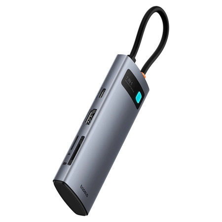 BASEUS HUB USB-C 7W1 DO LAPTOPA HDMI 4K 60HZ 3X USB 3.0 USB-C PD SD