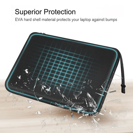 TECH-PROTECT HARDPOUCH LAPTOP 15-16 BLACK/BLACK