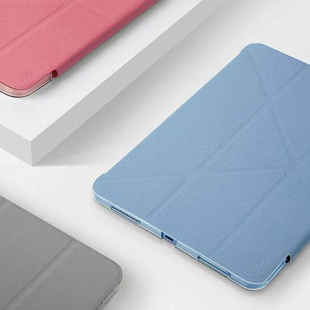 Etui Uniq Camden na iPad 10 gen. (2022) - szare fossil Antimicrobial