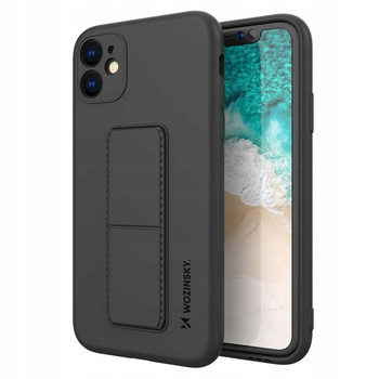WOZINSKY ETUI SILIKONOWE DO XIAOMI REDMI NOTE 9 Z PODSTAWKĄ KICKSTAND