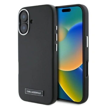 KARL LAGERFELD ETUI DO IPHONE 16 6.1 HARDCASE DO MAGSAFE Z METALOWĄ PŁYTĄ