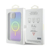 GUESS ETUI HARDCASE DO IPHONE 15 14 13 DO MAGSAFE IML IRIDESCENT FIOLETOWY