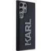 Etui Karl Lagerfeld 3D Rubber Glitter Logo na Samsung Galaxy S23 Ultra - czarne