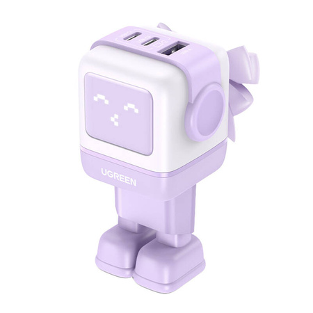UGREEN ŁADOWARKA NEXODE RG DO TELEFONÓW 65W Z 2X USB-C I USB WIELOFUNKCYJNA