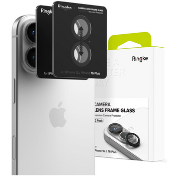 RINGKE OSŁONA APARATU CAMERA FRAME PROTECTOR DO IPHONE 16 16 PLUS KOMPLET 2