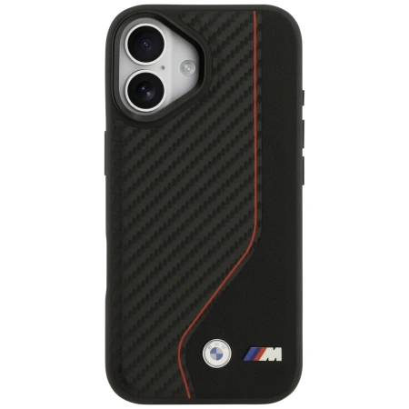 BMW ETUI M CARBON LINE LOGO DO IPHONE 17 MAGSAFE LUKSUSOWA OCHRONA