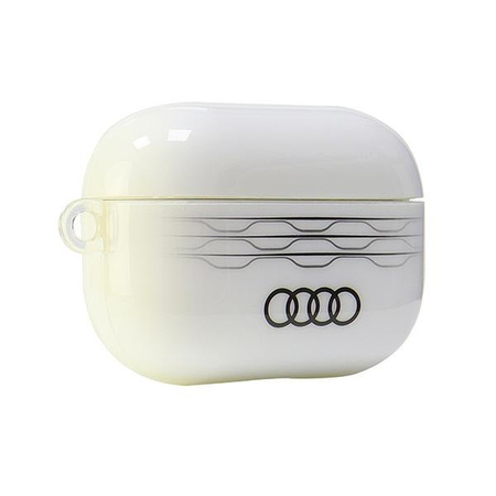 AUDI ETUI POKROWIEC DO AIRPODS PRO 2 Z GEOMETRYCZNYM WZOREM DO MAGSAFE