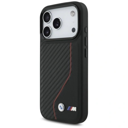 BMW ETUI M CARBON LINE LOGO MAGSAFE DO IPHONE 17 PRO CASE Z OCHRONĄ
