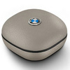 Słuchawki Bluetooth TWS BMW Leather      Metal Logo ENC taupe