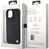 Etui BMW Leather Hot Stamp na iPhone 15 Plus - czarne