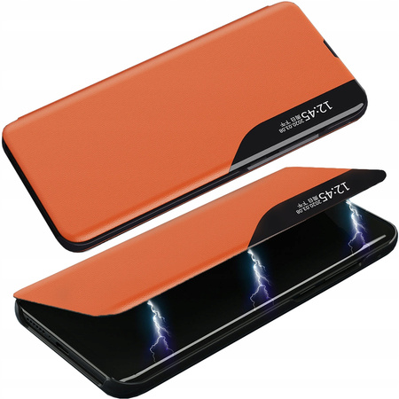 HURTEL ECO LEATHER VIEW CASE POKROWIEC DO IPHONE 13 ETUI Z KLAPKĄ PODSTAWKA