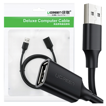 UGREEN KABEL USB 2.0 1.5M PRZEDŁUŻENIE DO ZGODNE Z PERIFERYJNYMI KOMPUTERA