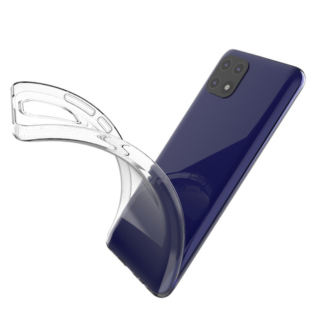 Żelowy pokrowiec etui Ultra Clear 0.5mm Samsung Galaxy A03 przezroczysty