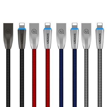 USAMS KABEL PLECIONY U-LIGHT DO LIGHTNING DO IPHONE 1.2M Z SZYBKIM