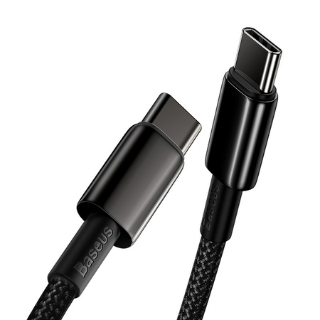 BASEUS KABEL USB-C DO USB-C 100W PD DO TELEFON LAPTOP 2M SZYBKIE ŁADOWANIE