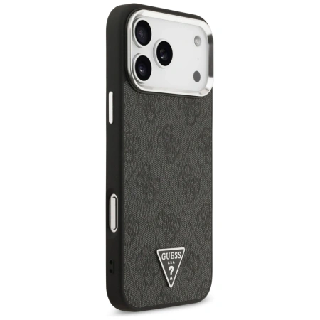 GUESS ETUI 4G TRIANGLE LOGO MAGSAFE DO IPHONE 17 PRO MAX LUKSUSOWA OCHRONA