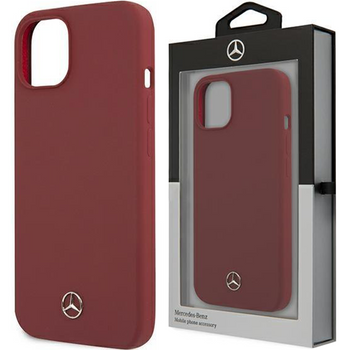Mercedes MEHCP13SSILRE iPhone 13 mini 5,4" czerwony/red hardcase Silicone Line