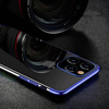 Clear Color case żelowy pokrowiec etui z metaliczną ramką iPhone 13 Pro niebieski