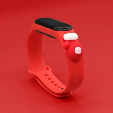 HURTEL STRAP XMAS OPASKA DO XIAOMI MI BAND 6 MI BAND 5 ŚWIĄTECZNY