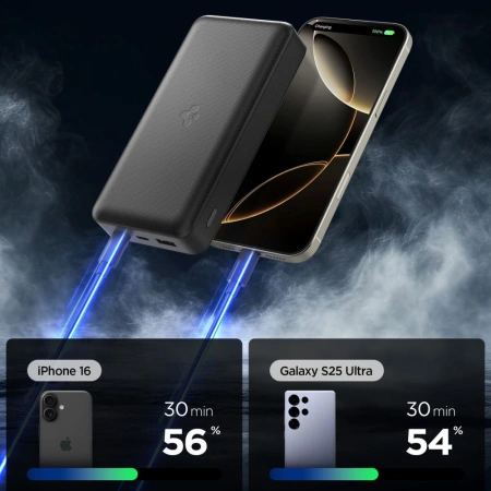 Powerbank Spigen EA3020 20000mAh 30W - czarny
