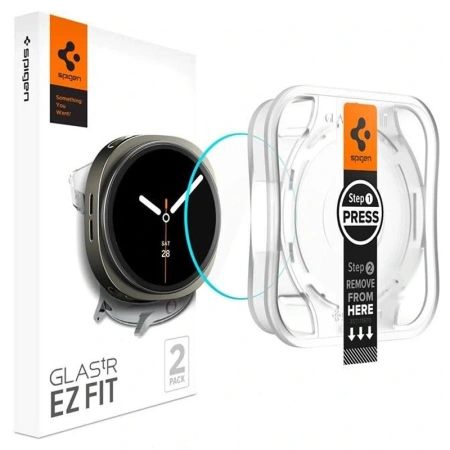 SPIGEN SZKŁO HARTOWANE GLAS.TR EZ-FIT DO SAMSUNG GALAXY WATCH 8 40 MM