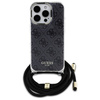 GUESS POKROWIEC CROSSBODY CORD DO IPHONE 16 PRO MAX 6.9 Z LOGO HARD CASE 4G