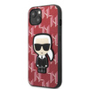 Etui Karl Lagerfeld KLHCP13MPMNIKPI na iPhone 13 hardcase - czerwone Monogram Ikonik Patch