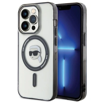 KARL LAGERFELD ETUI HARDCASE DO IPHONE 15 PRO 6.1 DO MAGSAFE PRZEZROCZYSTE