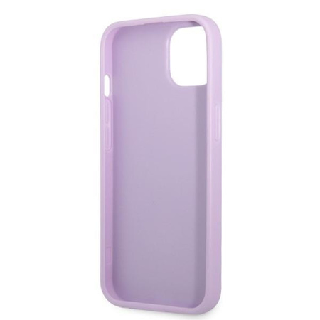 Etui Guess GUHCP13MPS4MU na iPhone 13 purpurowy/purple hardcase Saffiano 4G Small Metal Logo