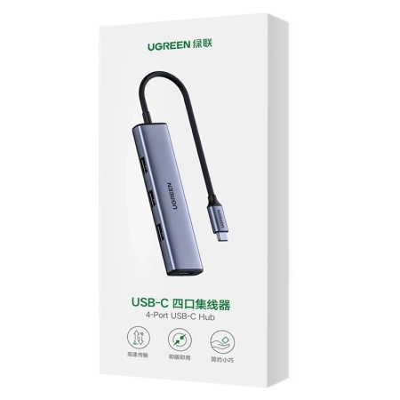 UGREEN HUB 4x USB 3.2 GEN 1 DO KOMPUTERA USB TYP C SZYBKA TRANSMISJA DANYCH
