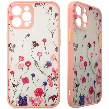 HURTEL ETUI DESIGN CASE DO IPHONE 12 PRO MAX KWIATOWY POKROWIEC NA TELEFON