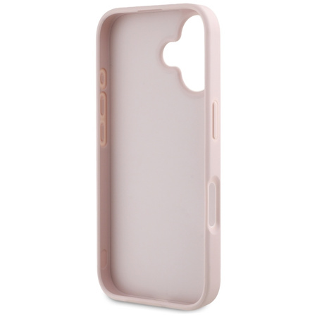 GUESS POKROWIEC TPU DO IPHONE 16 4G LOGO GRANULOWANE WERSJA CLASSIC