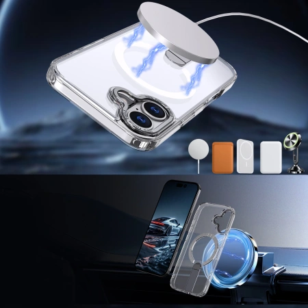 HURTEL ETUI HYBRID ARMOR X DO IPHONE 17 Z PODSTAWKĄ Z KOMATYBILNOŚCIĄ