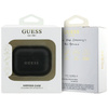 Etui Guess Grained Classic Logo do AirPods Pro 3 czarny