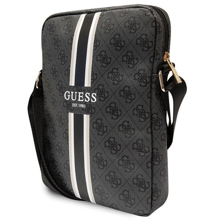 Torba Guess GUTB10P4RPSK 10" - czarne 4G Stripes Tablet Bag