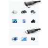 UGREEN KABEL USB-C USB-C PD DO ŁADOWANIA 60W 3A DO SAMSUNG HUAWEI XIAOMI 5M