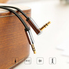 Ugreen płaski kabel przewód audio AUX 3,5 mm mini jack 5m srebrny (10728)