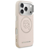 Etui Karl Lagerfeld K Head Point Logo MagSafe do iPhone 17 Pro Max różowy