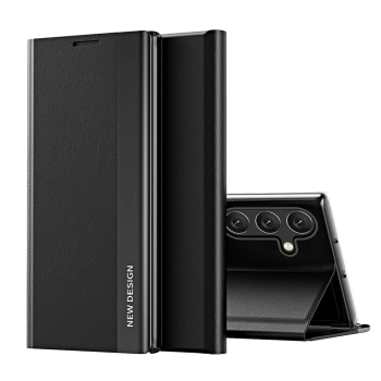 HURTEL ETUI SLEEP CASE PRO DO SAMSUNG GALAXY S25 EDGE Z KLAPKĄ I PODSTAWKĄ