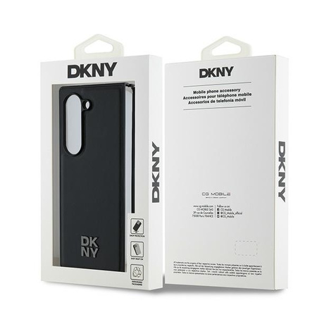 DKNY CASE HARDCASE LEATHER DO SAMSUNG Z FOLD 6 F956 DO MAGSAFE Z LOGO