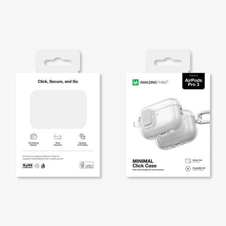 Etui AMAZINGTHING Minimal Case do AirPods Pro 3 - przezroczyste