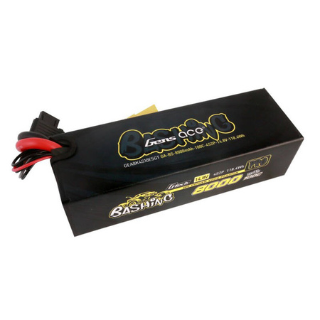 GENS ACE AKUMULATOR 8000MAH 14.8V 100C 4S2P LIPO Z KONEKTOREM DO MODELI RC