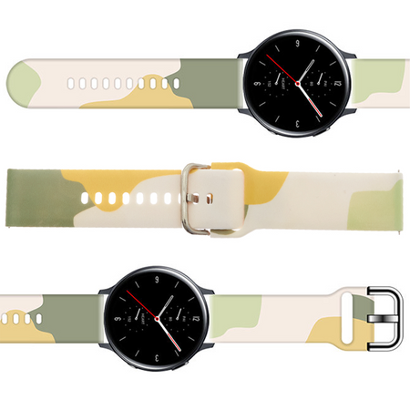 Strap Moro opaska do Samsung Galaxy Watch 42mm silikonowy pasek bransoletka do zegarka wzór 14