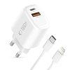 TECH-PROTECT ŁADOWARKA SIECIOWA PD 20W QC3.0 DO USB-C LIGHTNING KABEL
