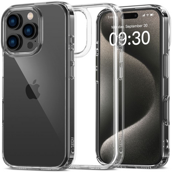 TECH-PROTECT FLEXAIR HYBRID DO IPHONE 16 PRO ETUI ZDERZENIOWE PRZEZROCZYSTE