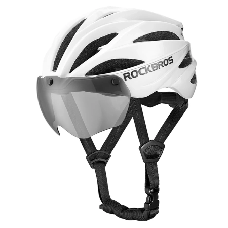 ROCKBROS KASK ROWEROWY Z SZYBKĄ OKULARY ODPINANE Z OCHRONĄ UV UNISEX