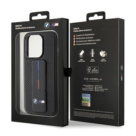 BMW ETUI HARDCASE DO IPHONE 15 PRO 6.1 Z GRIP STANDEM BMHCP15LGSPPRK SMOOTH