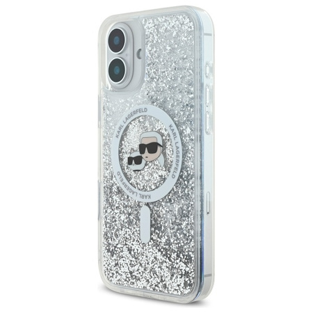 KARL LAGERFELD ETUI HARDCASE LIQUID GLITTER DO IPHONE 16 PLUS DO MAGSAFE