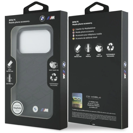 BMW ETUI M SHAPE LOGO DO IPHONE 17 PRO MAGSAFE LUKSUSOWA OCHRONA Z LOGO